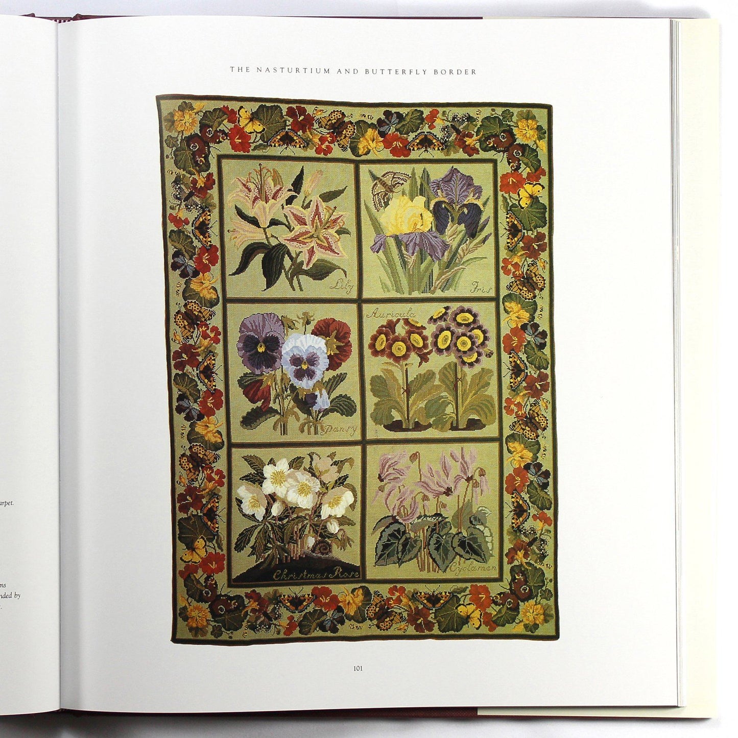 Needlework Antique Flowers