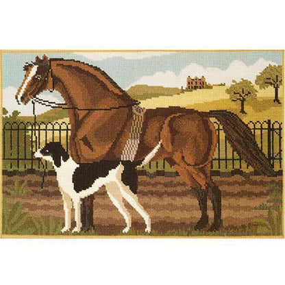 Suffolk Punch and Hound