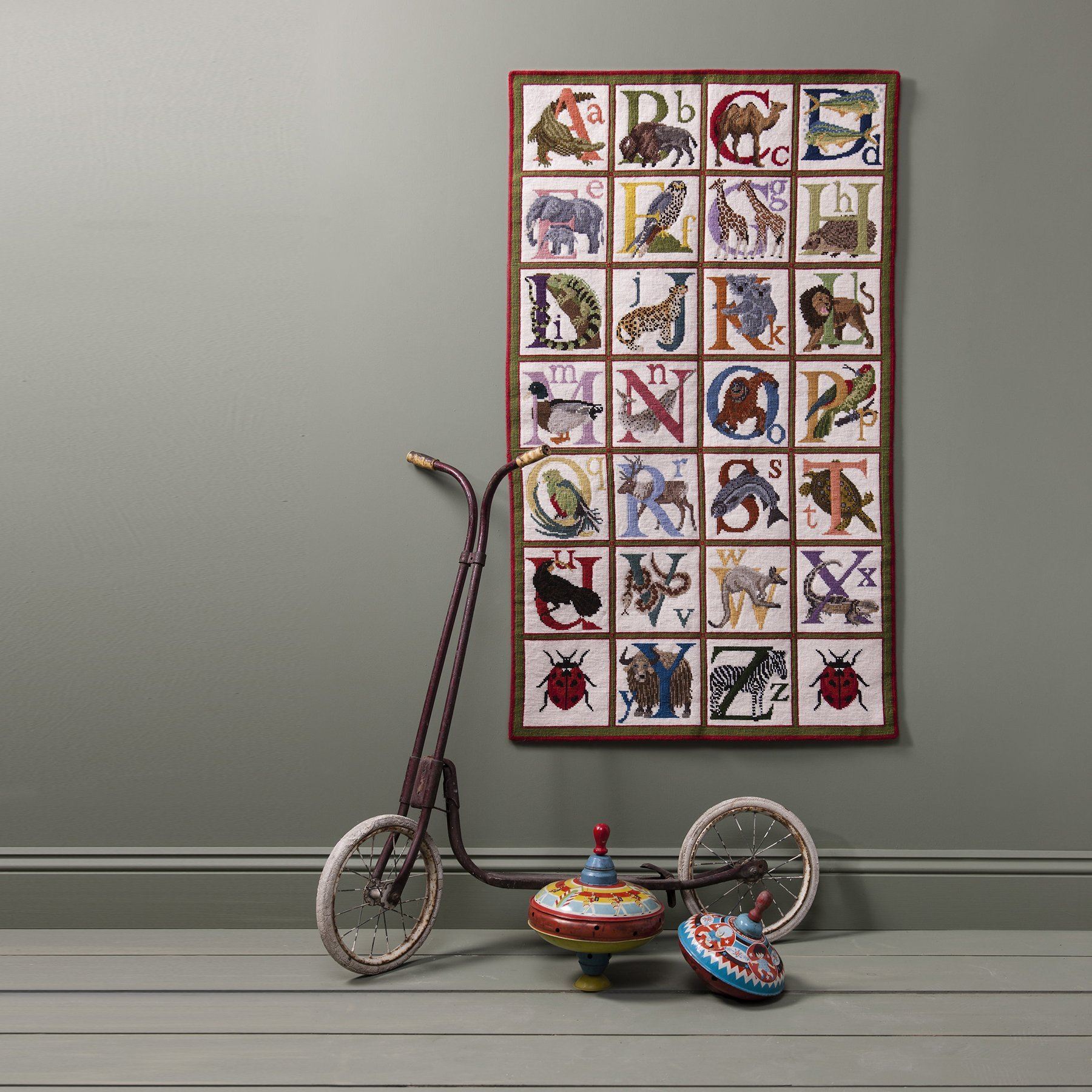 Animal Alphabet Rug Tapesty Kit | Elizabeth Bradley Design – Elizabeth ...