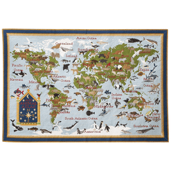 Animal Atlas Needlepoint Kit Elizabeth Bradley Design 