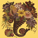 Autumn Cornucopia Needlepoint Kit Elizabeth Bradley Design Sunflower Yellow 