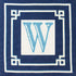 Blue Greek Key