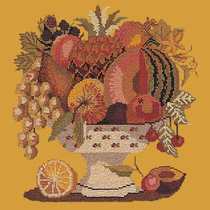 Bowl of Fruit Needlepoint Kit Elizabeth Bradley Design Yellow 