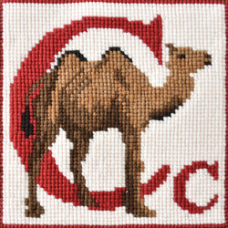 C-Camel Needlepoint Kit Elizabeth Bradley Design 