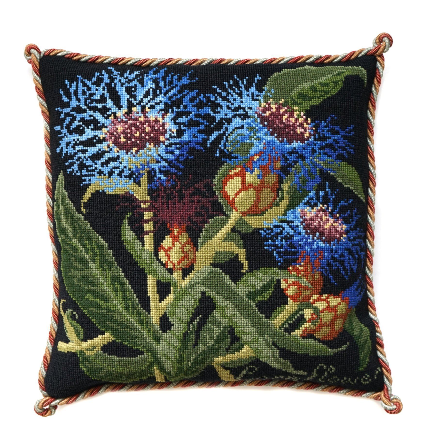 Cornflower Needlepoint Kit Elizabeth Bradley Design 