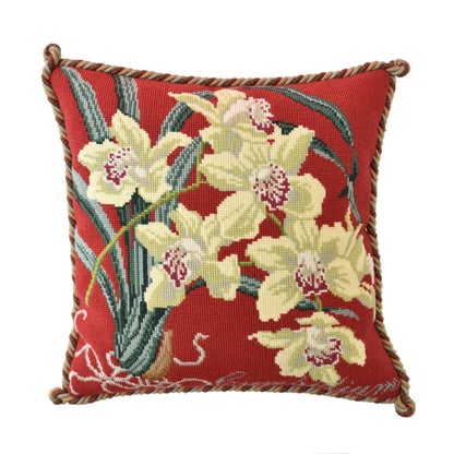 Cymbidium (Boat Orchid) Needlepoint Kit Elizabeth Bradley Design 