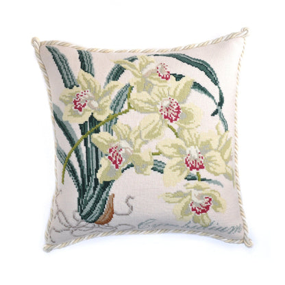 Cymbidium (Boat Orchid) Needlepoint Kit Elizabeth Bradley Design 