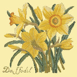 Daffodil Needlepoint Kit Elizabeth Bradley Design Butter Yellow 