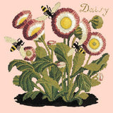 Daisy Needlepoint Kit Elizabeth Bradley Design Pale Rose 