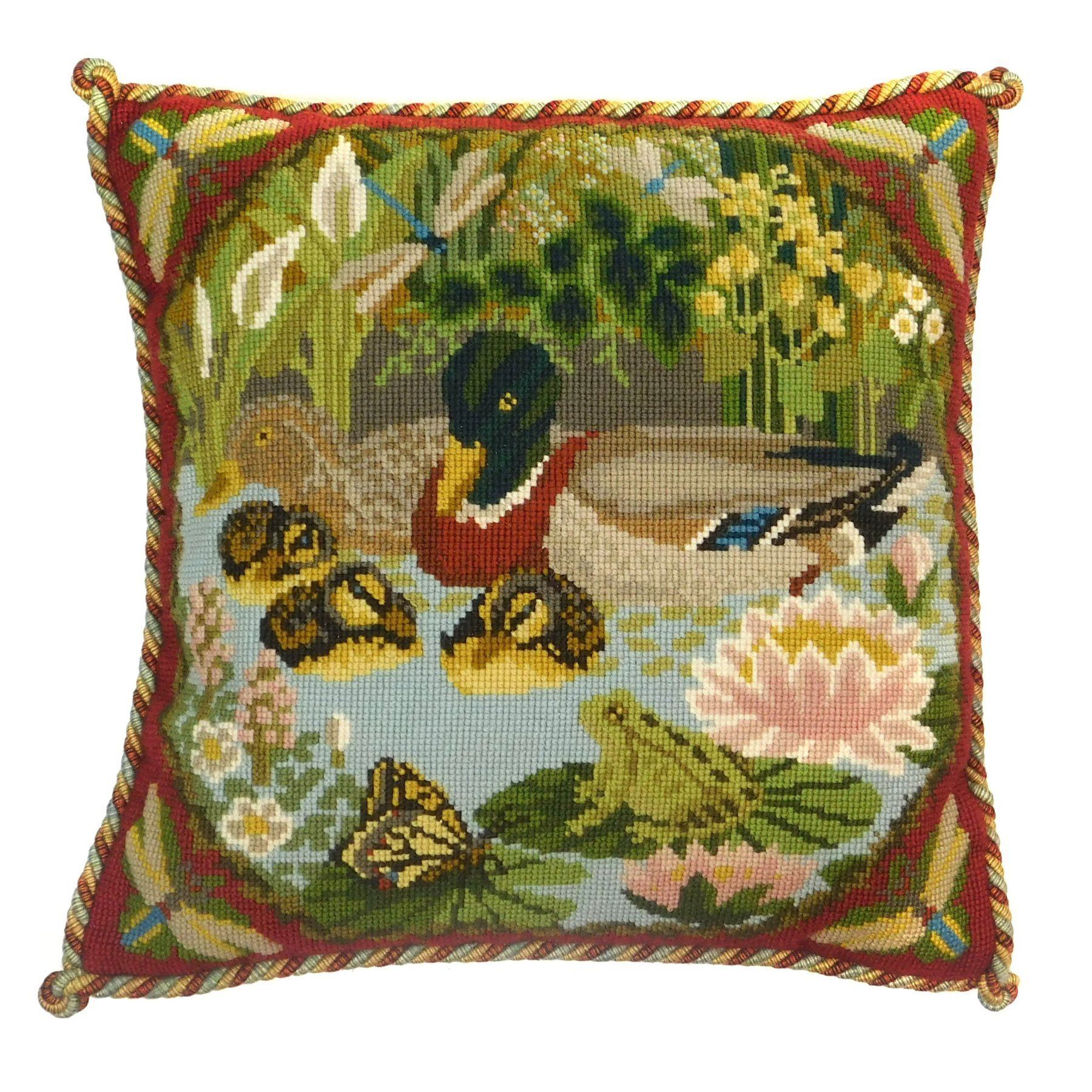 Duck Pond Needlepoint Kit Elizabeth Bradley Design 