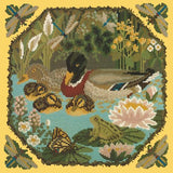 Duck Pond Needlepoint Kit Elizabeth Bradley Design Sunflower Yellow 