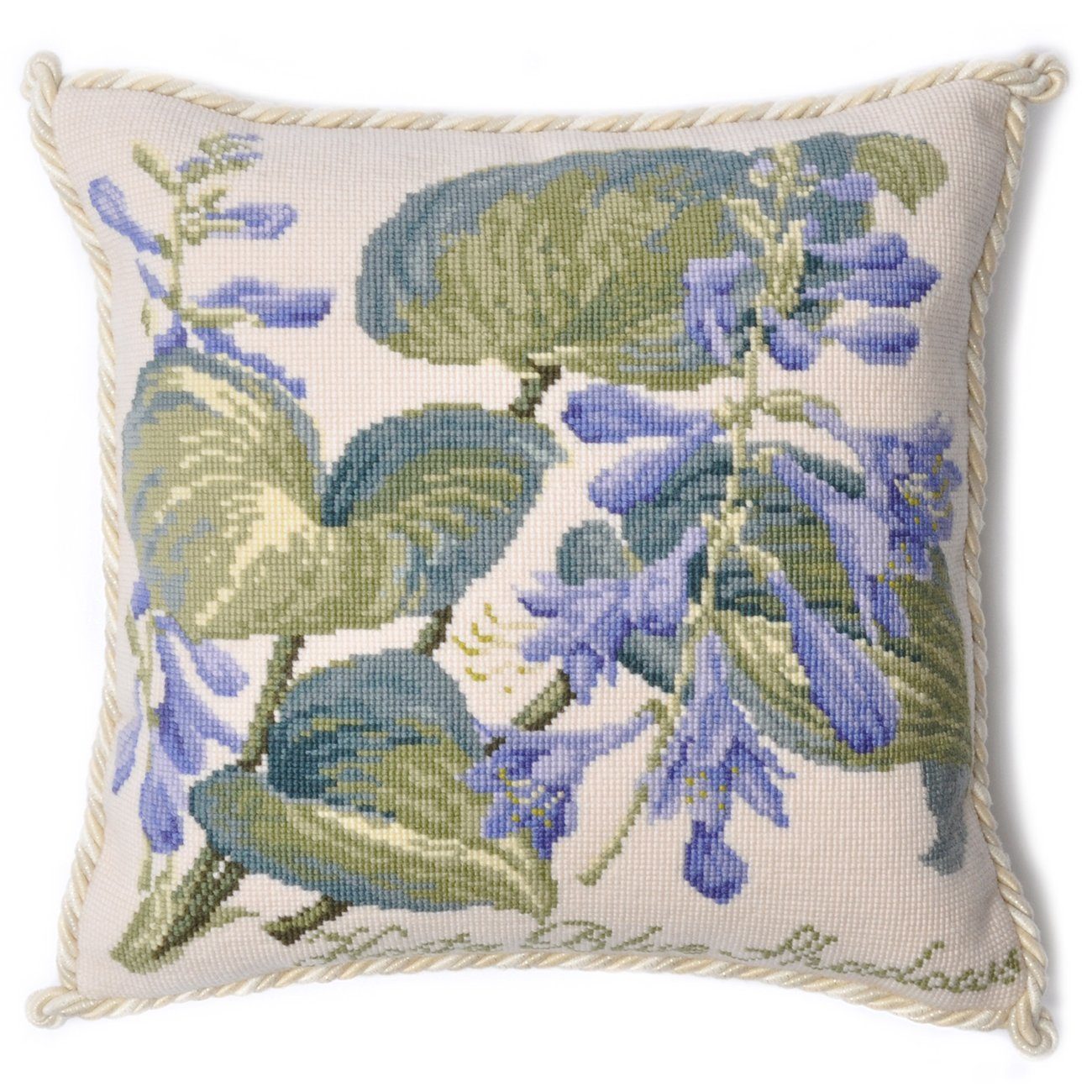 Hosta Blue Shadows Needlepoint Kit Elizabeth Bradley Design 