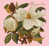 Magnolia Needlepoint Kit Elizabeth Bradley Design Pale Rose 