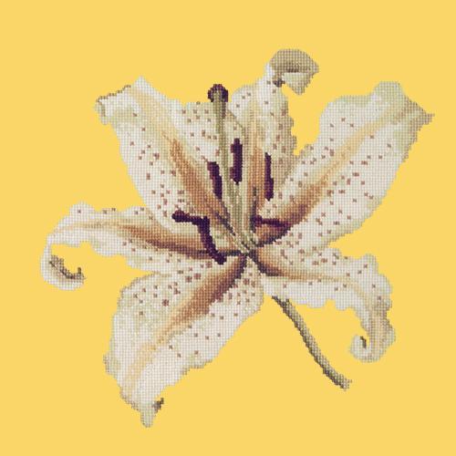 Oriental Lily Needlepoint Kit Elizabeth Bradley Design Sunflower Yellow 