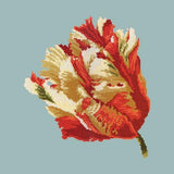 Parrot Tulip Needlepoint Kit Elizabeth Bradley Design Pale Blue 