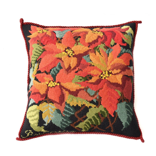 Poinsettia Needlepoint Kit Elizabeth Bradley Design 