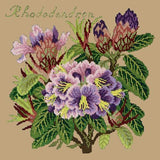 Rhododendron Needlepoint Kit Elizabeth Bradley Design Sand 