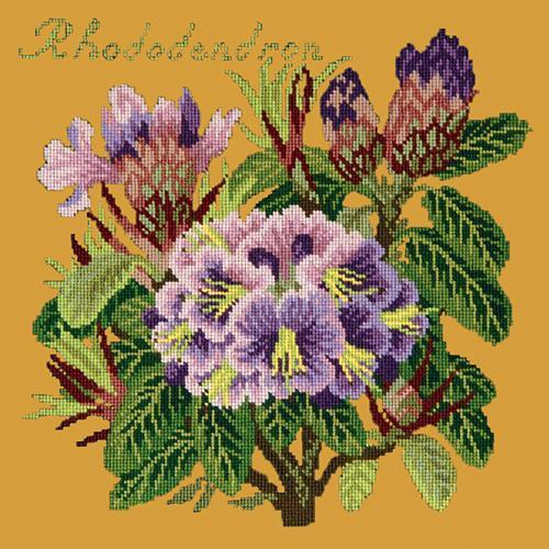 Rhododendron Needlepoint Kit Elizabeth Bradley Design Yellow 