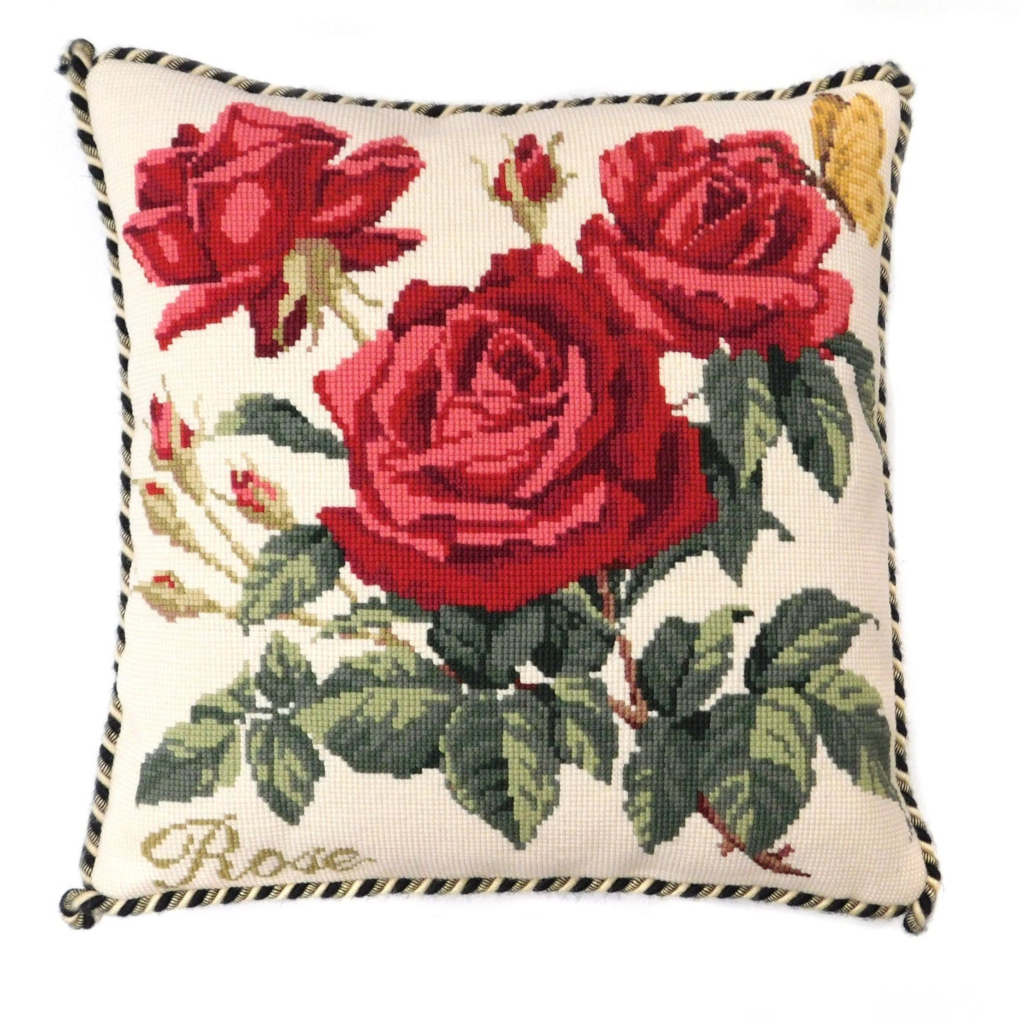 Rose Needlepoint Kit Elizabeth Bradley Design 