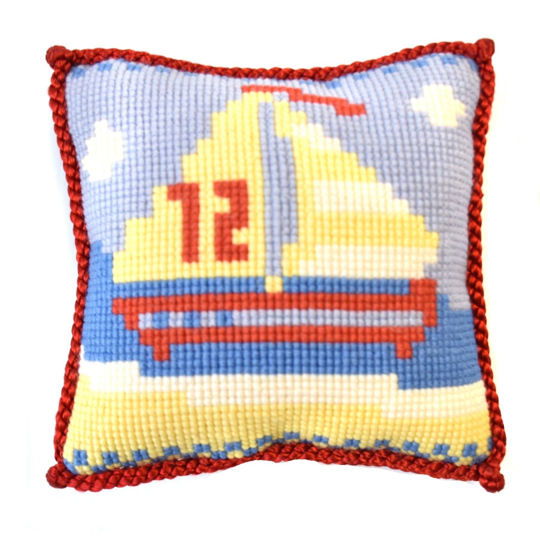 Sailboat Needlepoint Kit Elizabeth Bradley Design 