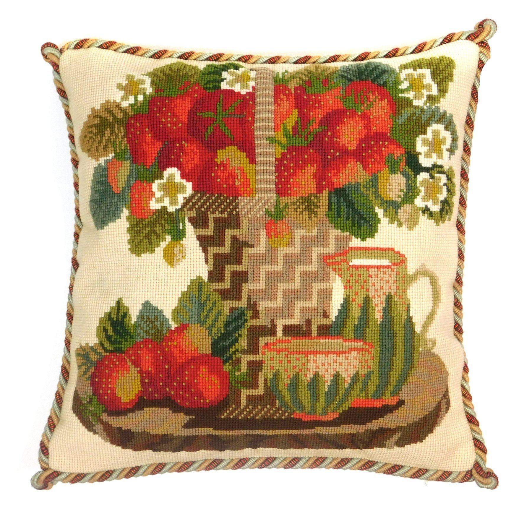 Strawberries Needlepoint Kit Elizabeth Bradley Design 