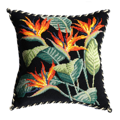 Strelitzia (Bird of Paradise) Needlepoint Kit Elizabeth Bradley Design 