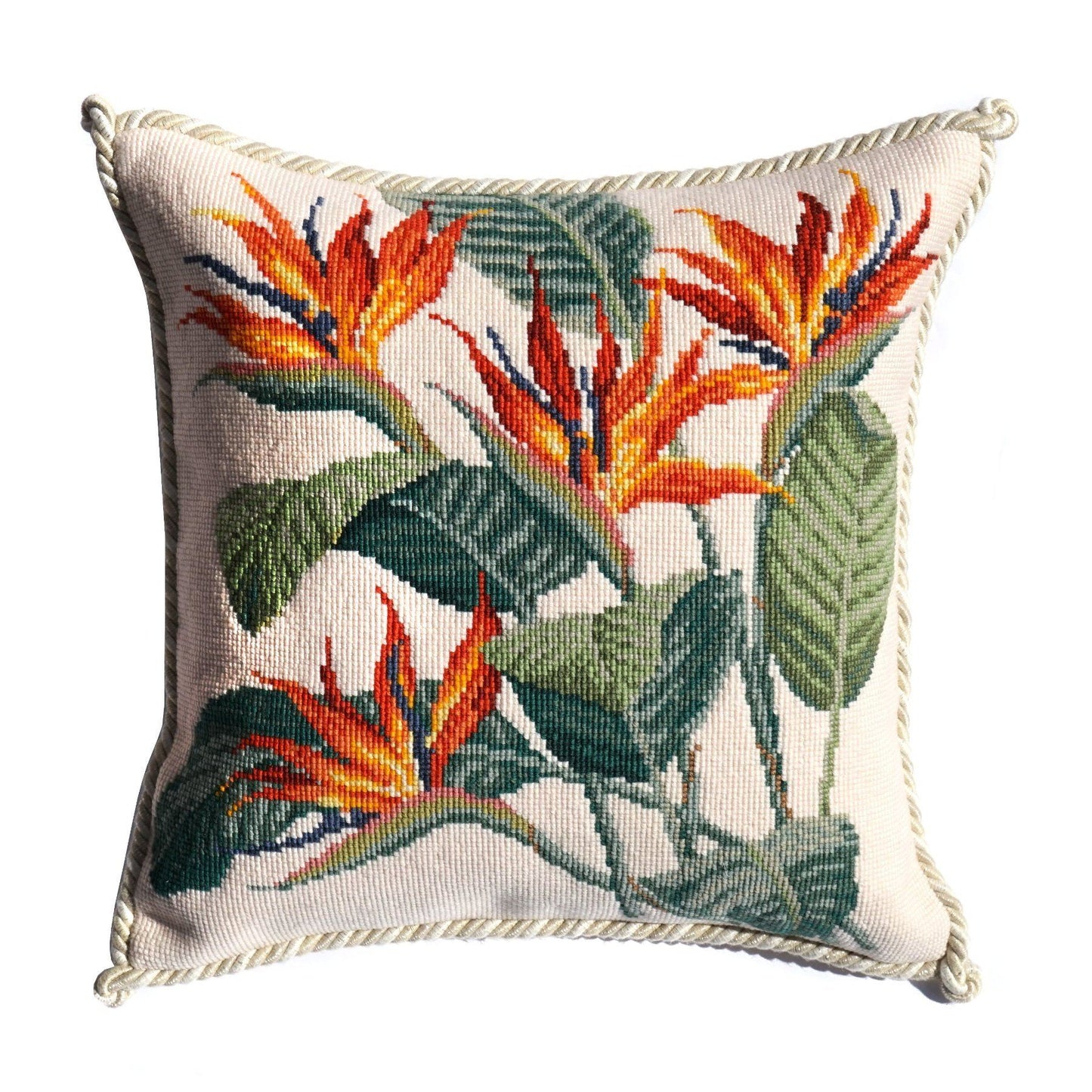 Strelitzia (Bird of Paradise) Needlepoint Kit Elizabeth Bradley Design 