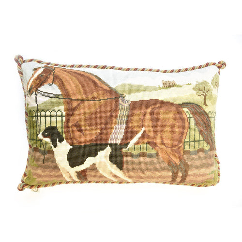 Suffolk Punch and Hound Needlepoint Kit | Elizabeth Bradley Design