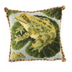 The Frogs Mini Kit Needlepoint Kit Elizabeth Bradley Design 