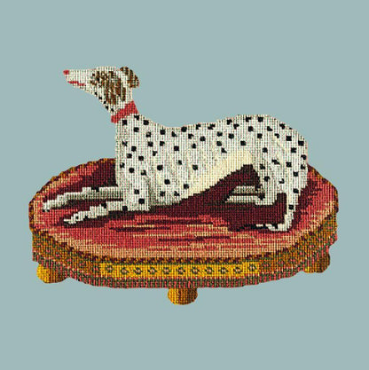 The Spotted Dog Needlepoint Kit Elizabeth Bradley Design Pale Blue 