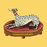 The Spotted Dog Needlepoint Kit Elizabeth Bradley Design Sunflower Yellow 