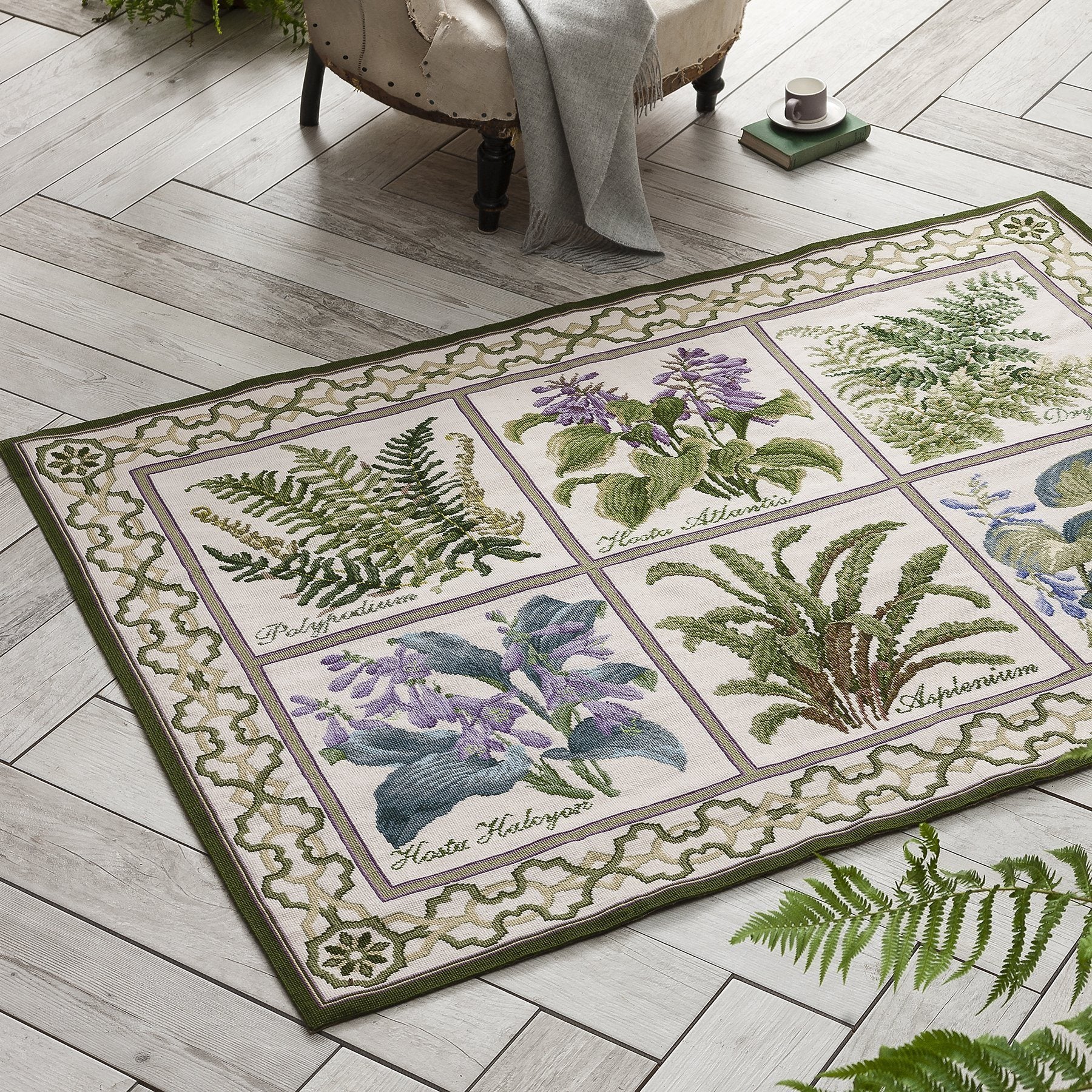 Trellis Border Carpet Border Elizabeth Bradley 