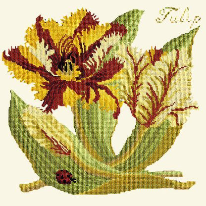 Tulip Needlepoint Kit Elizabeth Bradley Design Winter White 