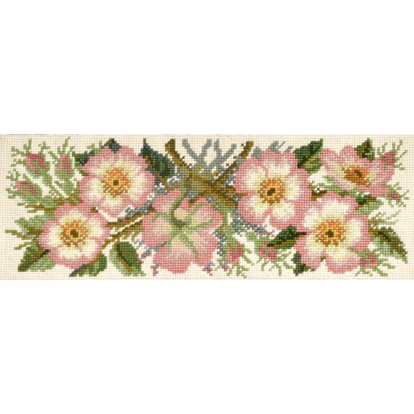 Wild Rose & Forget-Me-Not Border Carpet Border Elizabeth Bradley 