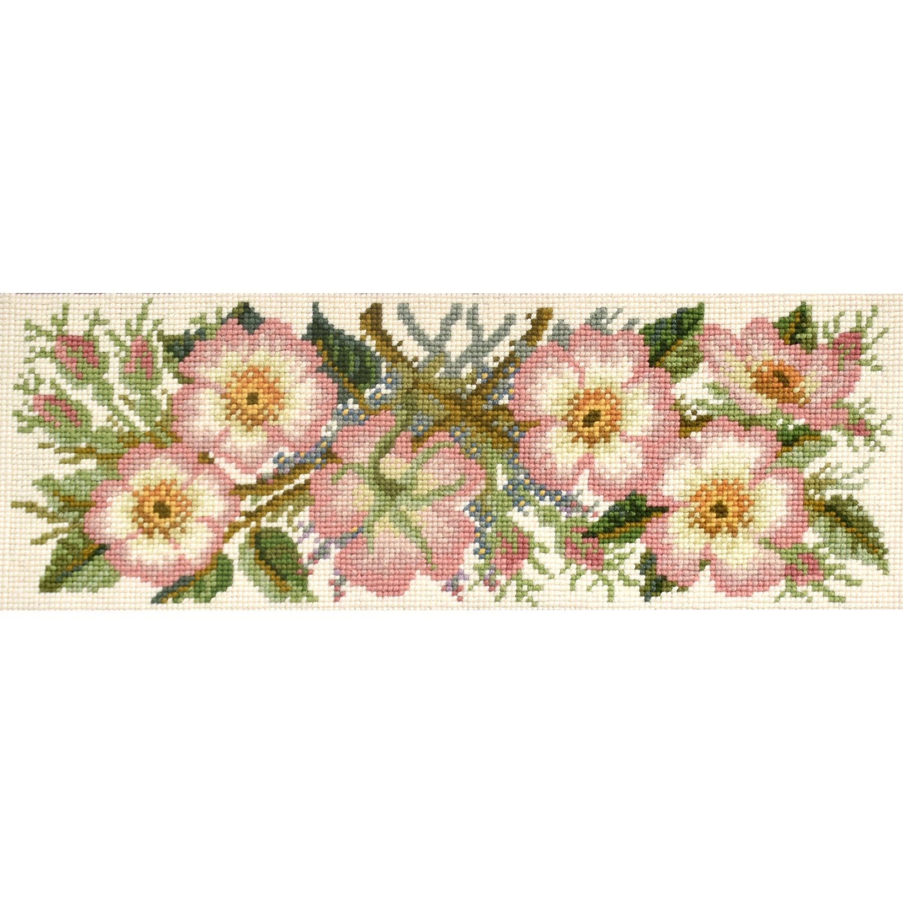 Wild Rose & Forget-Me-Not Border Carpet Border Elizabeth Bradley 