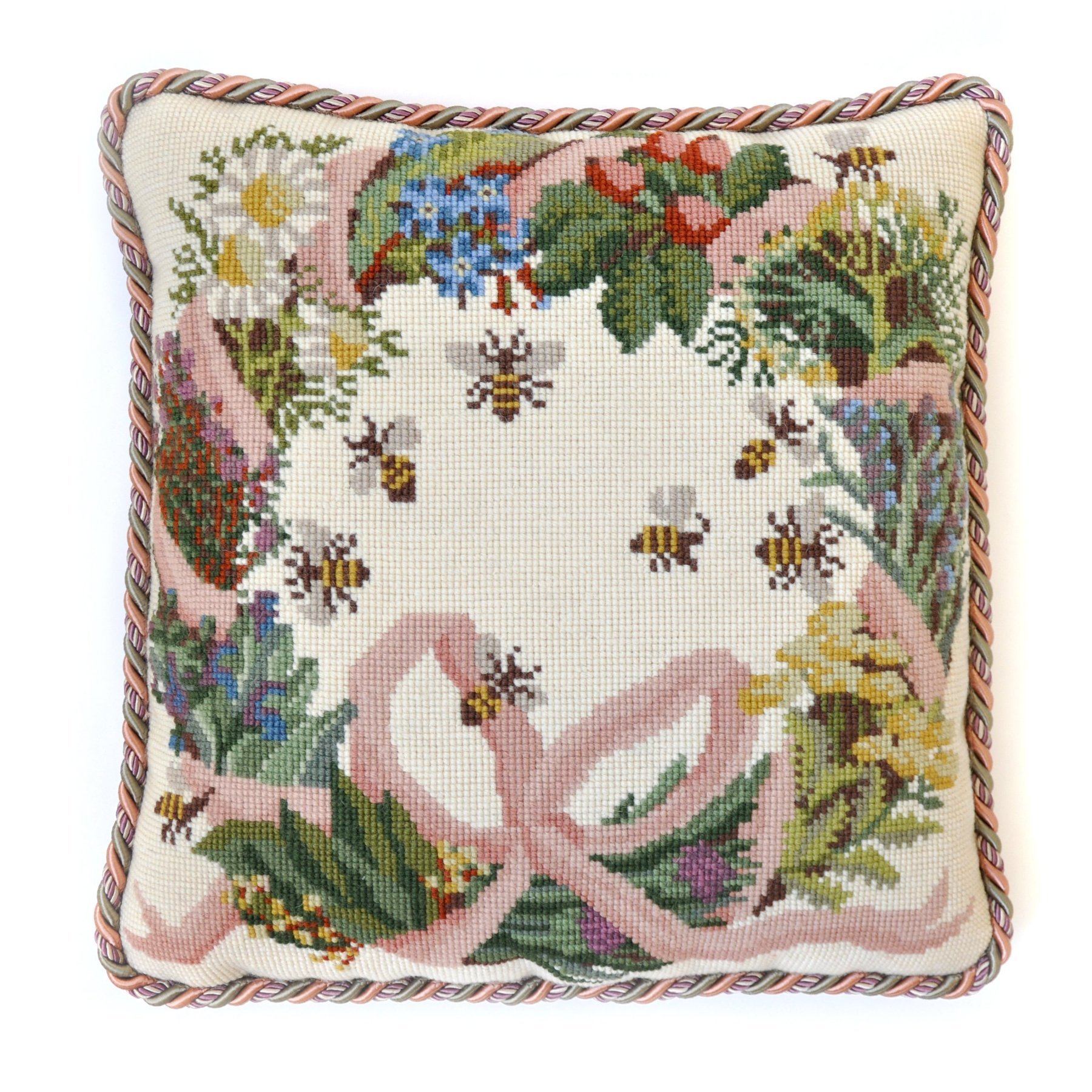 Wreath of Herbs Needlepoint Kit Elizabeth Bradley Design 