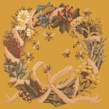 Wreath of Herbs Needlepoint Kit Elizabeth Bradley Design Yellow 