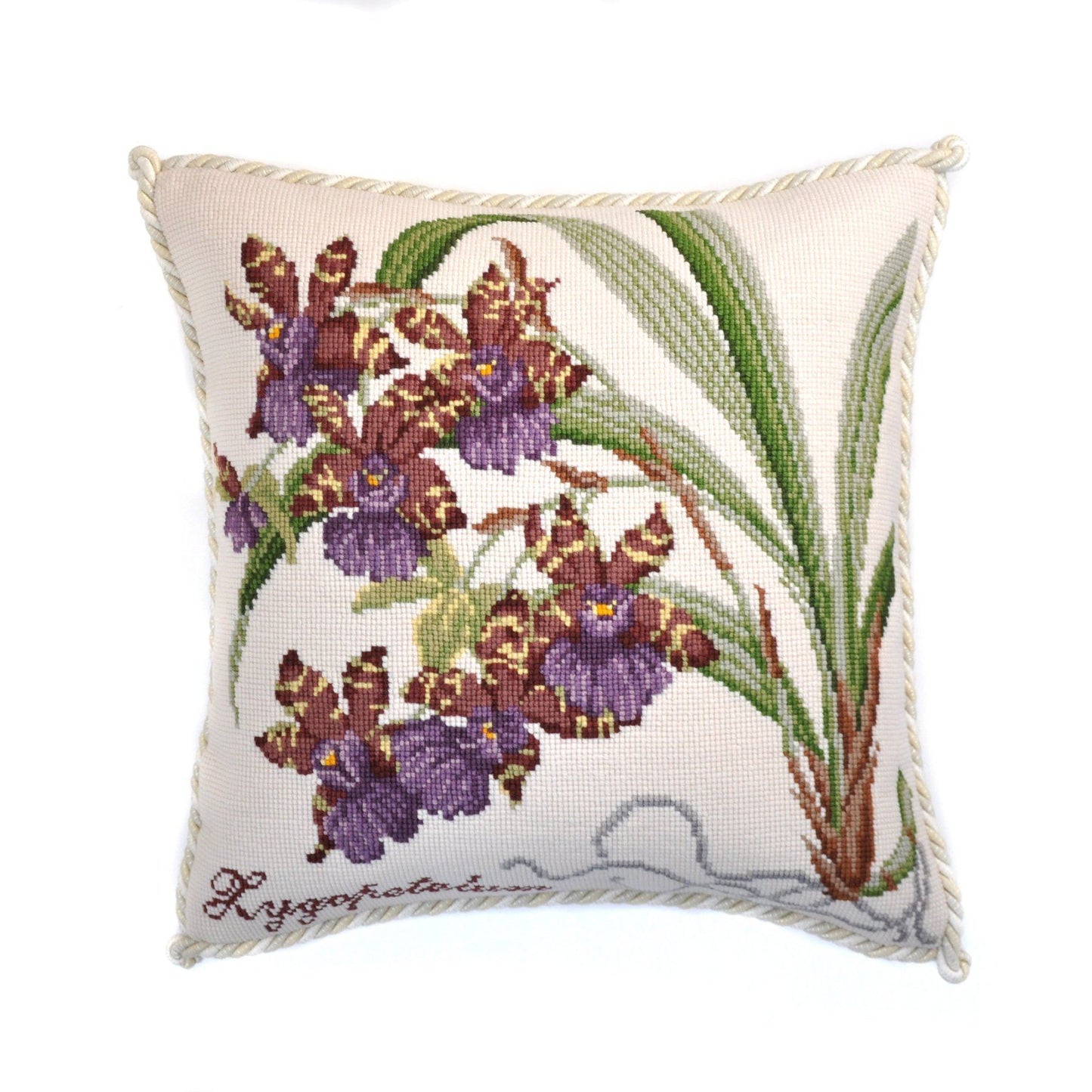 Zygopetalum (Ladybird Orchid) Needlepoint Kit Elizabeth Bradley Design 